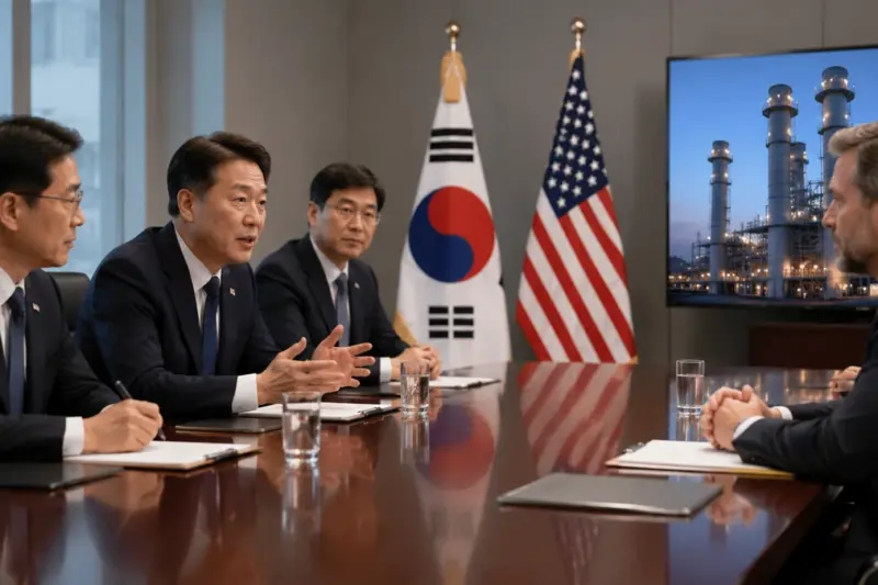 한국 정부, 대미 투자 1호로 미국 가스복합화력발전소 건설 조율