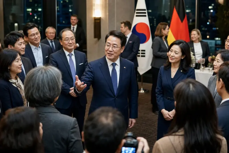 이재명 대통령, 프랑크푸르트서 독일 동포들과 간담회