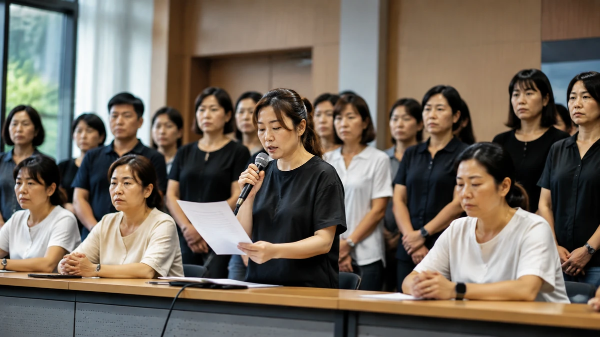 제주 영주고 학부모, 첨단과학기술단지 공사 피해 대책 요구