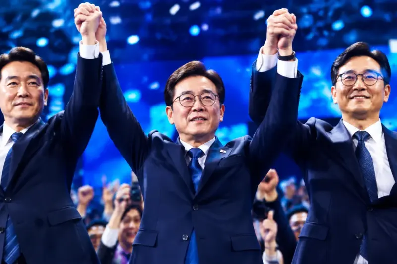 민주당 대표 경선 김민석, 제주·인천 승리로 누적 득표 1위