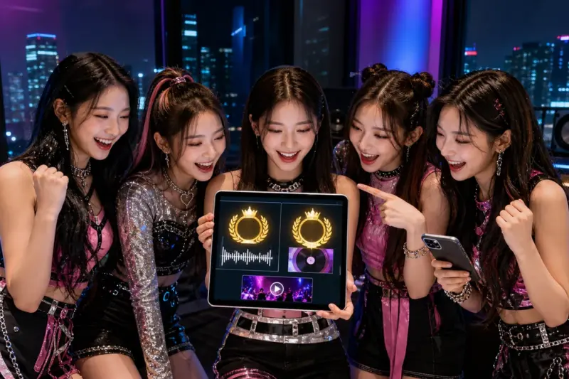 키키, Apple Music 한국 인기곡·인기앨범 동시 1위