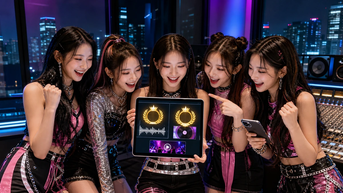 키키, Apple Music 한국 인기곡·인기앨범 동시 1위