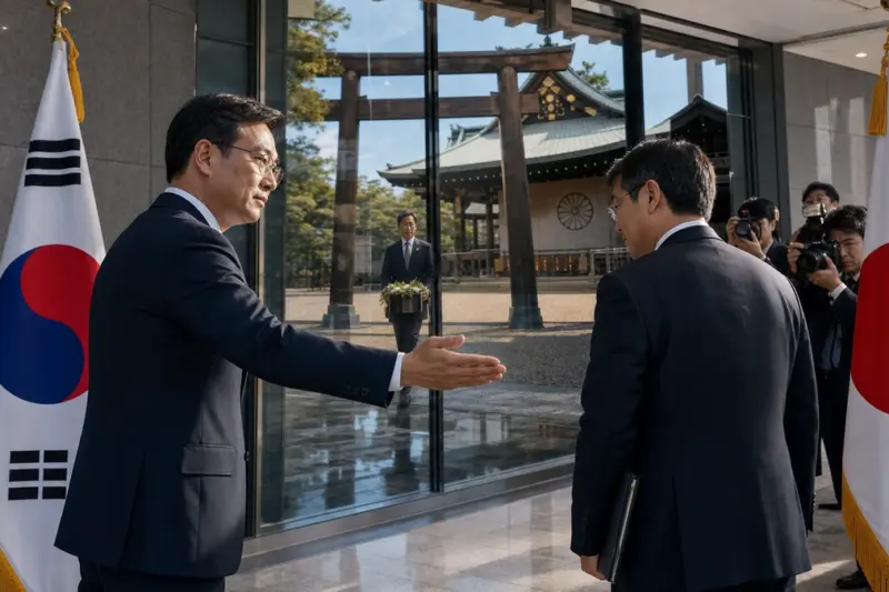 정부, 일본 정치권 야스쿠니 공물·참배 비판…일본 측 관계자 초치