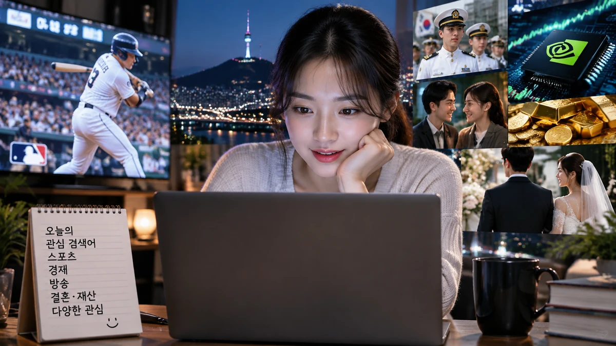 2026년 8월 22일 구글 급상승 검색어 1위 MLB…신랑 검색량 2000+