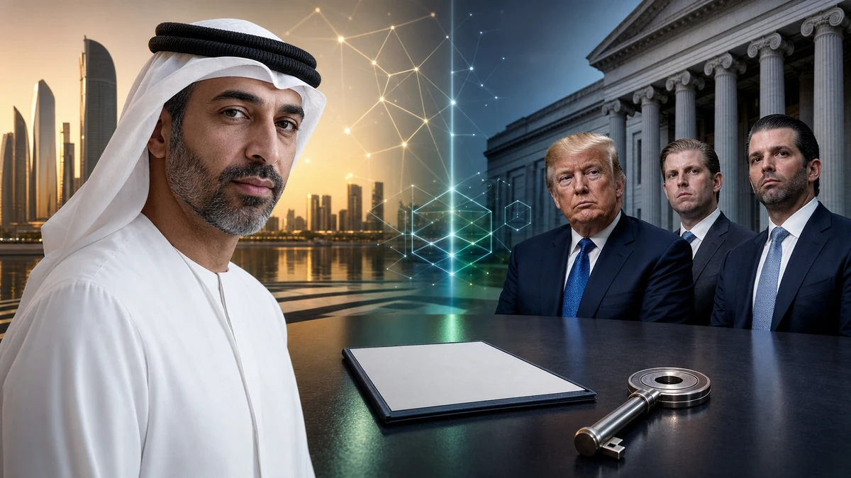 UAE 대통령 동생 측, 트럼프 가족 암호화폐 은행 지주사 지분 49% 확보
