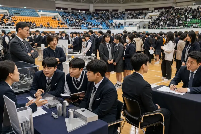 포항 직업계고 취업박람회에 학생·학부모 2천여 명 참여
