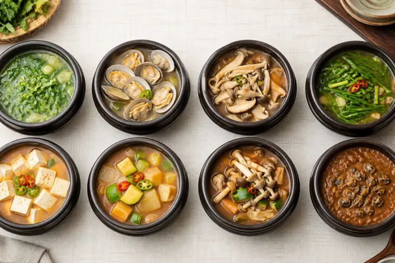 된장찌개 종류별 100g 영양성분 달라…냉이 19kcal로 가장 낮아