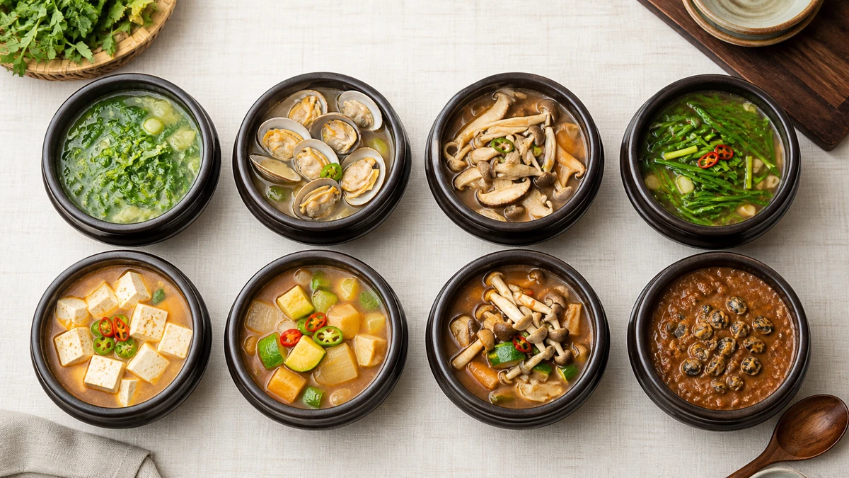 된장찌개 종류별 100g 영양성분 달라…냉이 19kcal로 가장 낮아