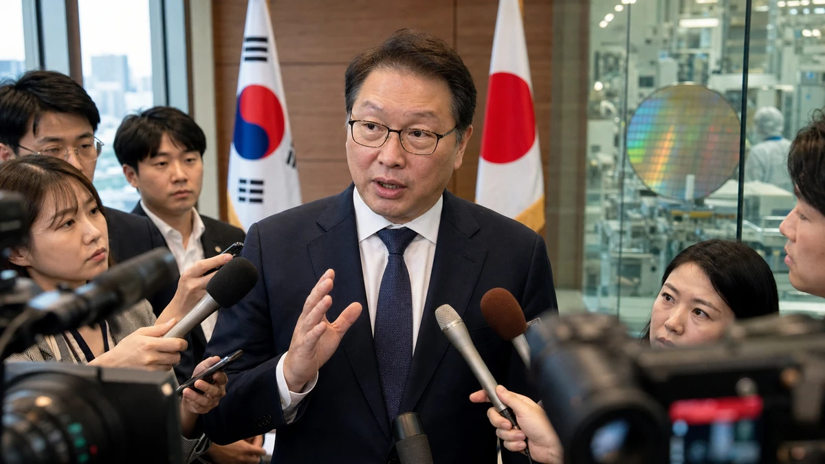 최태원, 일본 메모리 반도체 생산 가능성 언급…SK는 합작공장 검토 부인