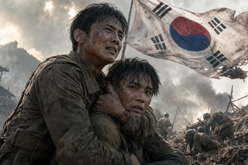 태극기 휘날리며, 두 형제로 본 한국전쟁의 비극