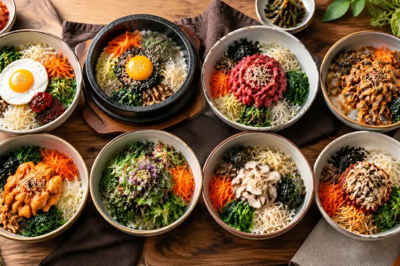 [영양정보] 비빔밥 8종 영양성분 비교…열량·탄수화물·단백질·나트륨 차이 확인