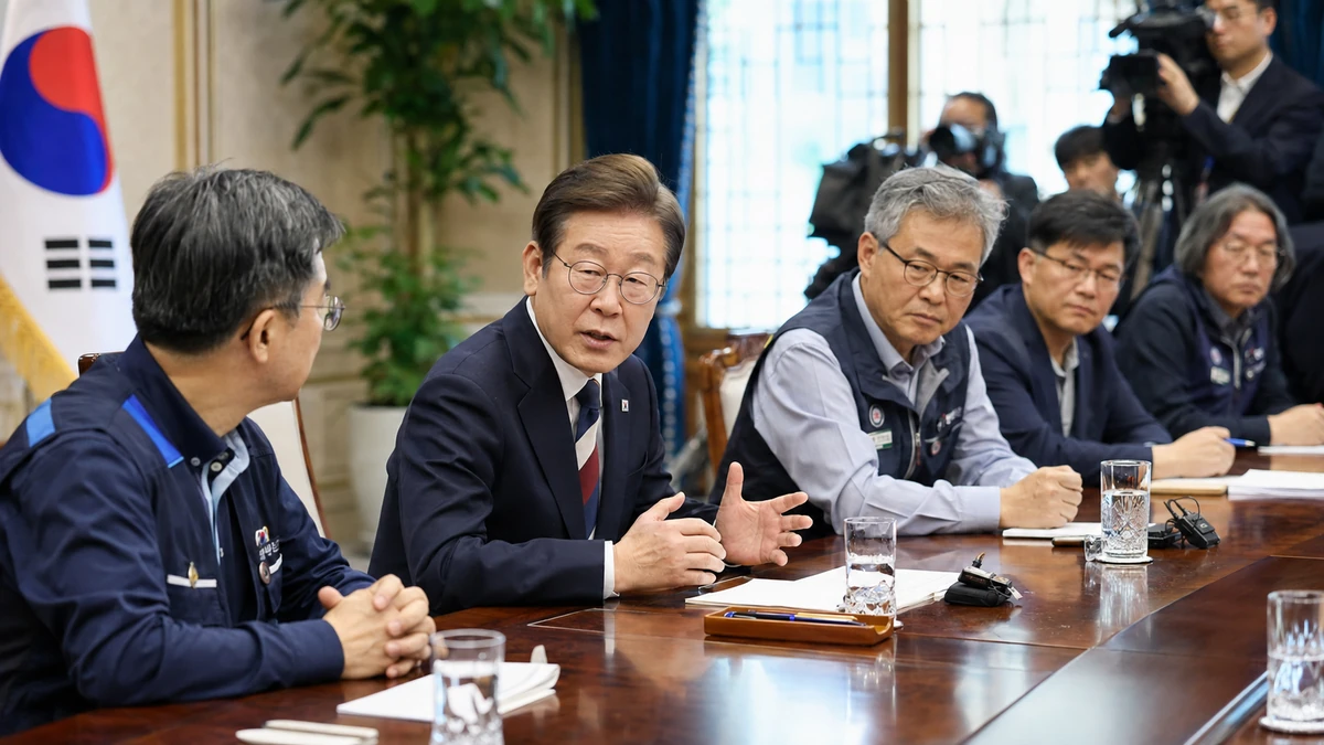 이재명 대통령, 시민사회·양대 노총 만나…국정 지지율 40%