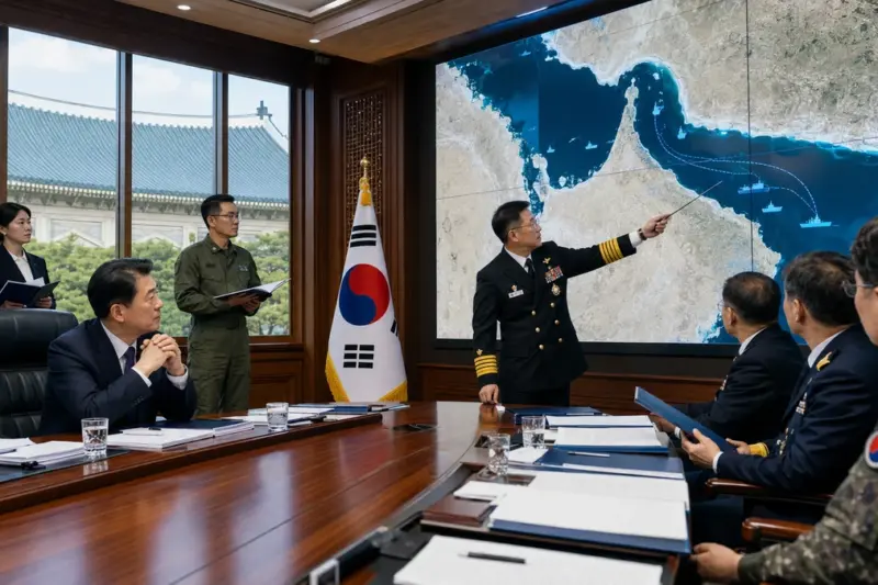 청와대, 호르무즈 군사적 기여 방안 검토…파병 결정은 아직