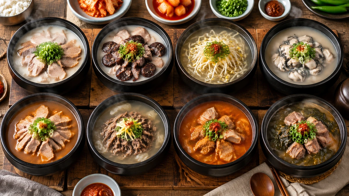 So sánh dinh dưỡng 8 loại gukbap Hàn Quốc: Món cơm canh truyền thống không chỉ có một giá trị dinh dưỡng