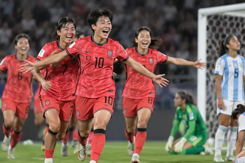 한국 U-20 여자축구대표팀 아르헨티나 1-0 승리로 8강 진출