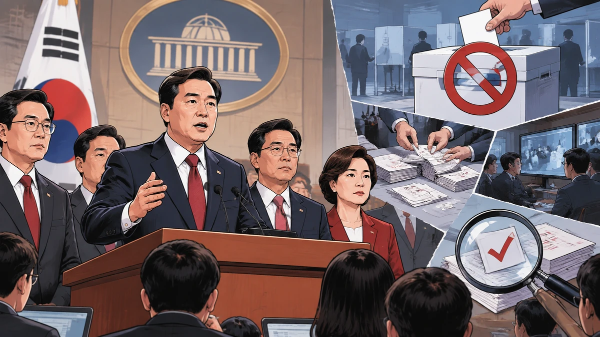 พรรคประชาชนเกาหลีใต้ผลักดันยกเครื่องระบบเลือกตั้ง เสนอเลิกลงคะแนนล่วงหน้าและปรับโครงสร้าง กกต.