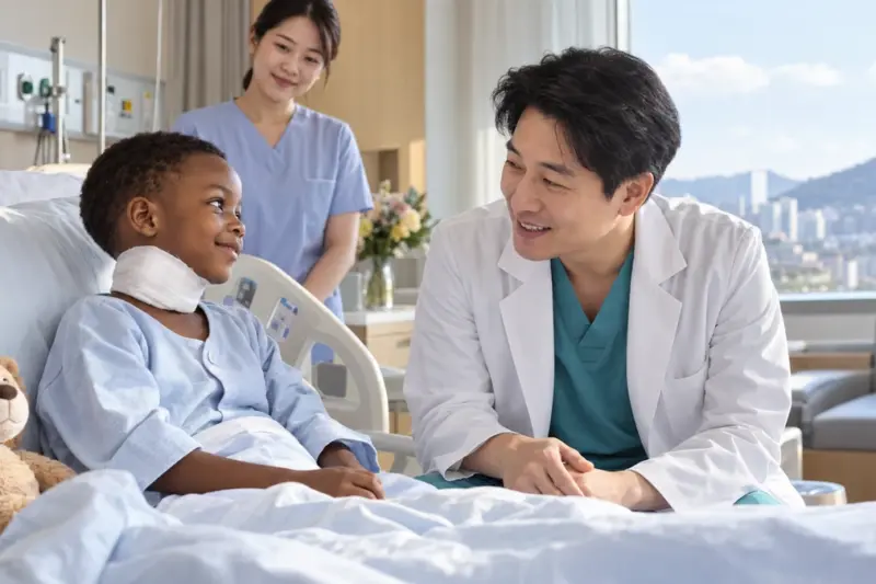 세브란스병원, 에스와티니 7세 정맥림프관 기형 병변 제거 수술