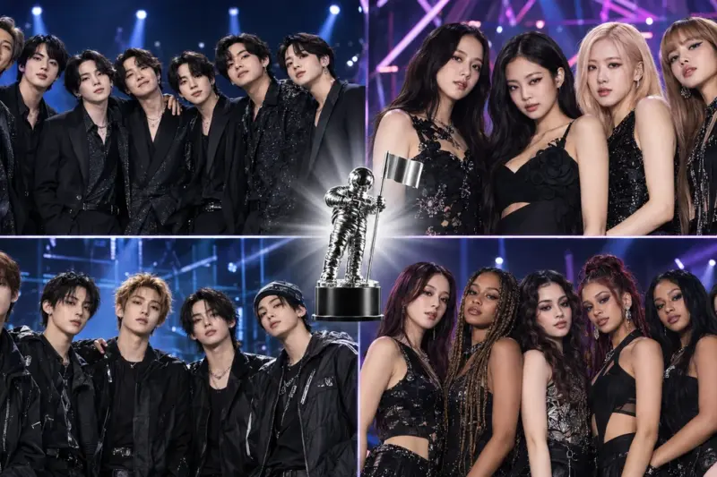 BTS·블랙핑크 등 K-pop 4팀, ‘2026 MTV 비디오 뮤직 어워즈’ 베스트 그룹 후보
