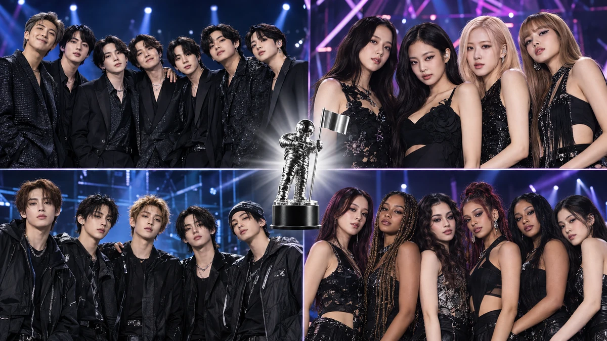 BTS·블랙핑크 등 K-pop 4팀, ‘2026 MTV 비디오 뮤직 어워즈’ 베스트 그룹 후보