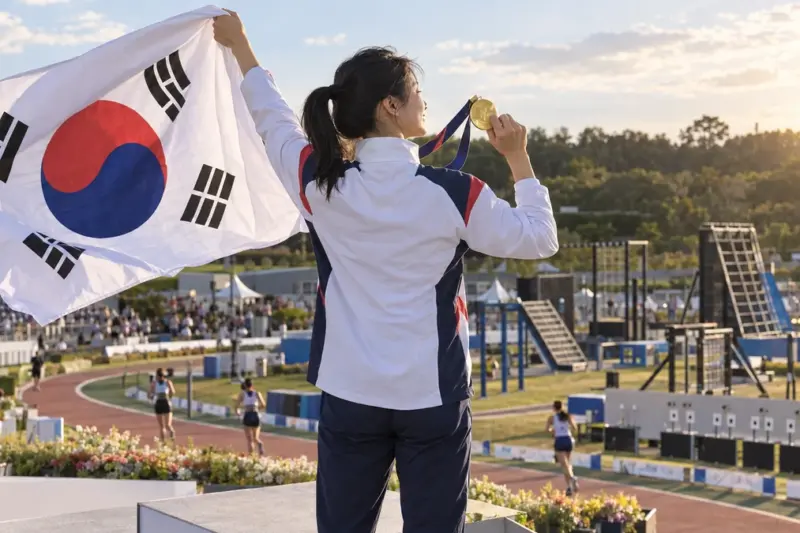 성승민, 아시안게임 근대5종 여자 개인전 금메달
