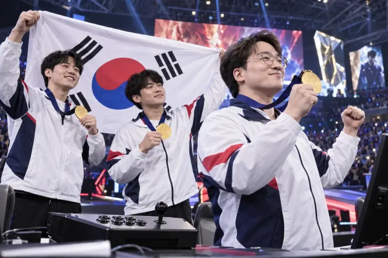 ‘무릎’ 배재민, 아시안게임 e스포츠 대전격투 단체전 금메달
