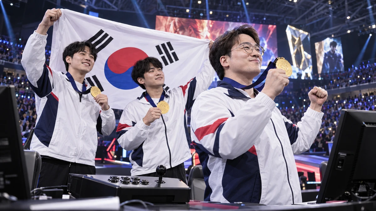 ‘무릎’ 배재민, 아시안게임 e스포츠 대전격투 단체전 금메달