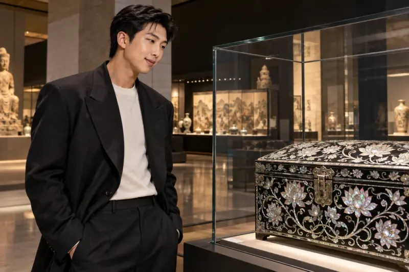 BTS RM, 국립중앙박물관 소장품 확충에 1억원 기부