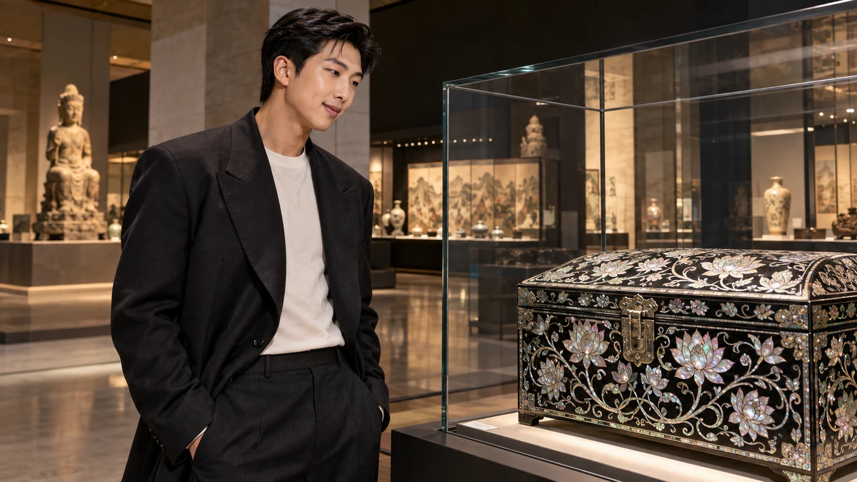 BTS RM, 국립중앙박물관 소장품 확충에 1억원 기부