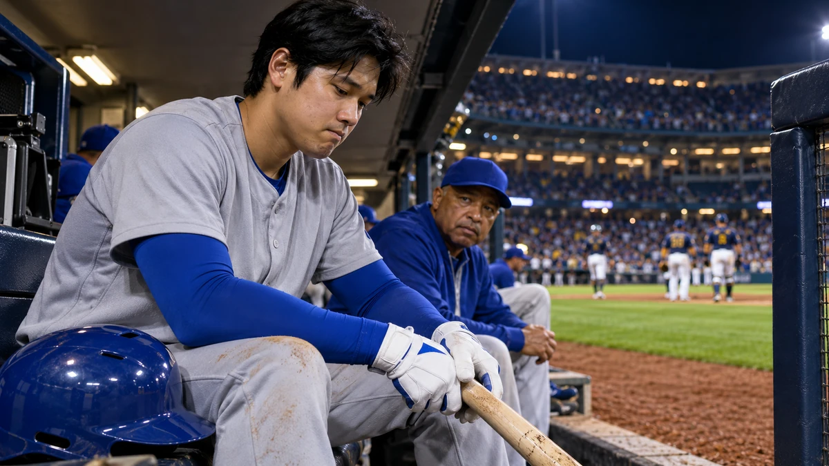 오타니 쇼헤이 NLCS 2차전 4타수 무안타, 다저스 다음 경기 선발 제외 검토