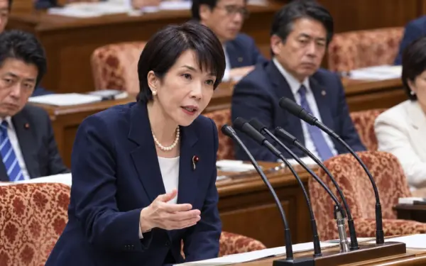 다카이치 총리, 무라야마 담화 포함 역대 내각 역사 인식 계승