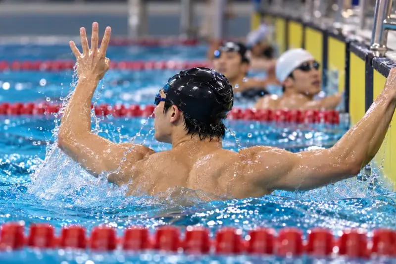 김영범, 전국체전 자유형 100ｍ 우승·4관왕