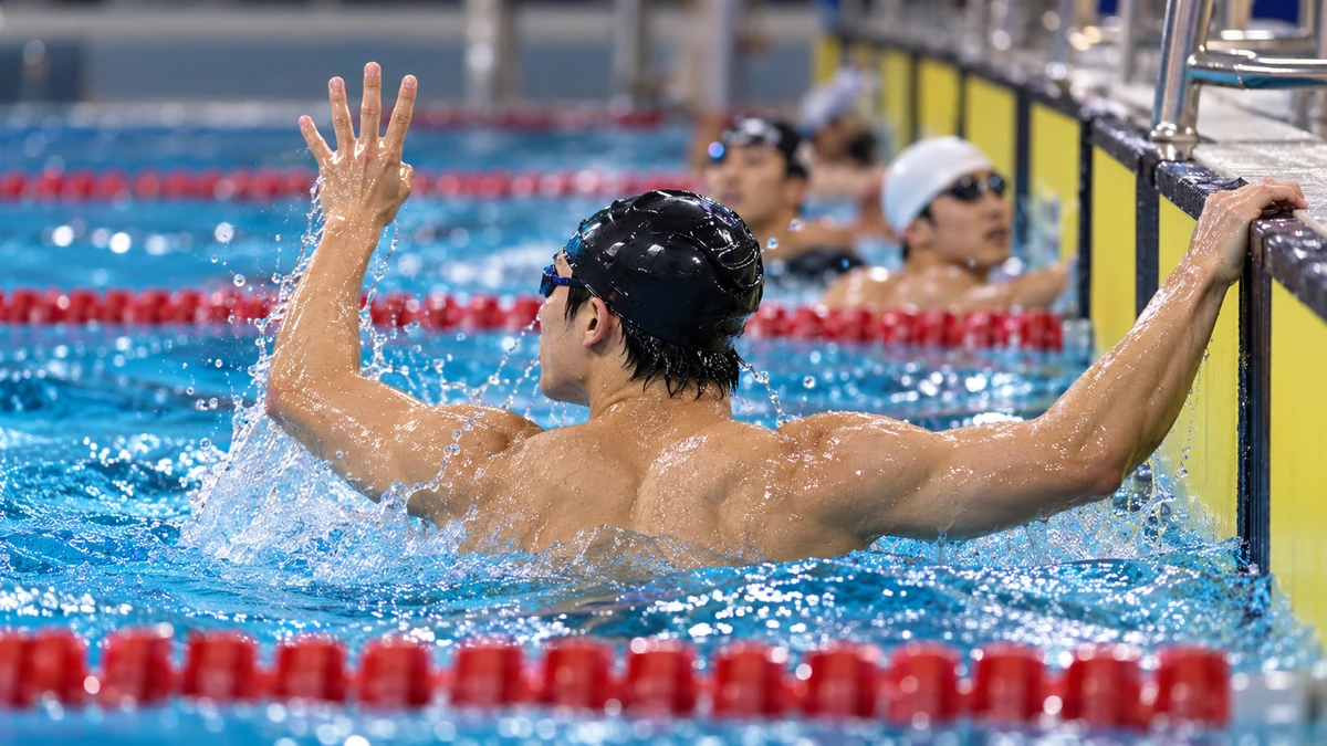 김영범, 전국체전 자유형 100ｍ 우승·4관왕