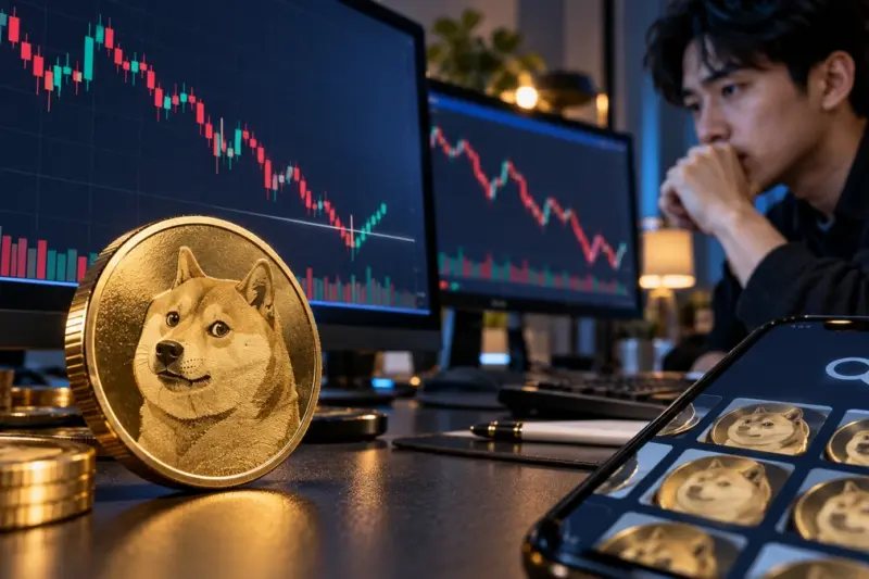 10월 23일 도지코인 검색 증가, 비트코인 조정과 주요 가격대 이탈 여부