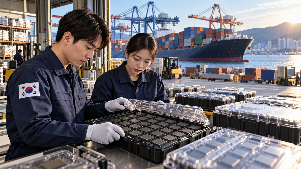 Superávit externo da Coreia do Sul dispara com chips e supera soma de Alemanha e Japão