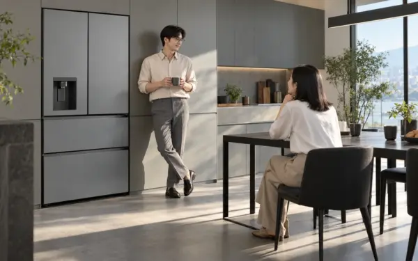 LG전자, AI 음성인식·서랍형 냉동고 적용 스템 얼음정수 냉장고 출시