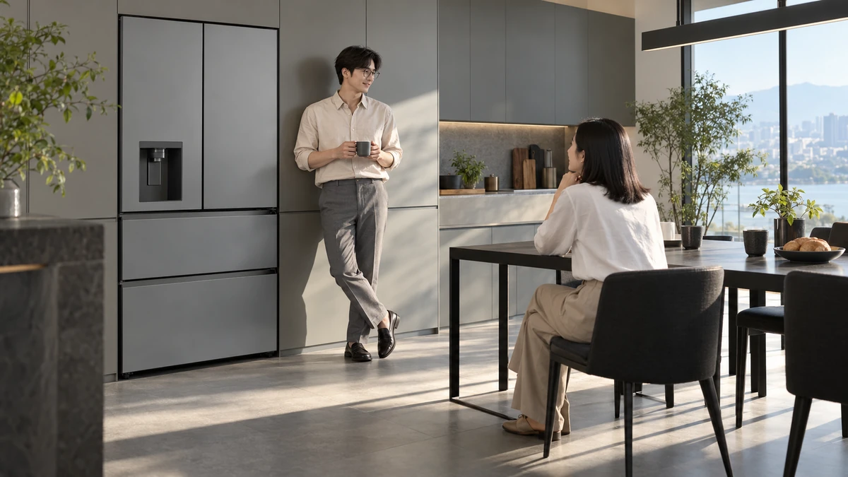 LG電子、食材の保存方法を音声で提案するAI冷蔵庫を発売 引き出し式冷凍庫も採用