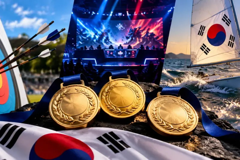 아이치·나고야 아시안게임 한국, 양궁 남자 단체·e스포츠 LoL·요트 하지민 금메달 3개